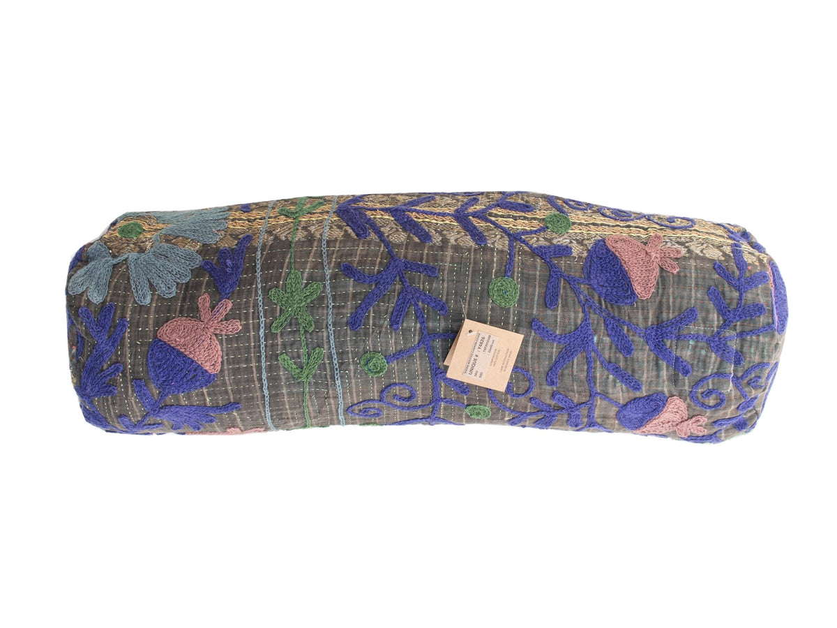 Suzani Bolster Cover Ø20x60