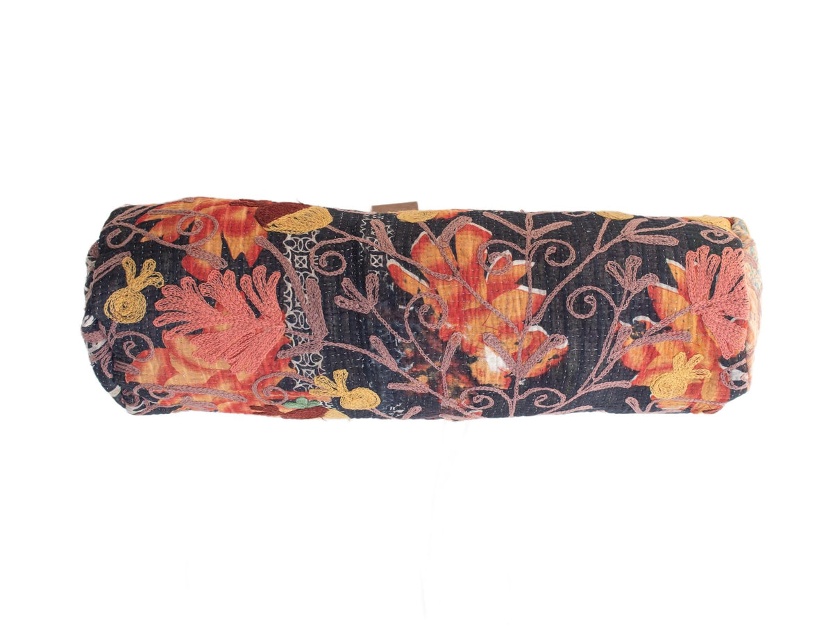 Suzani Bolster Cover Ø20x60