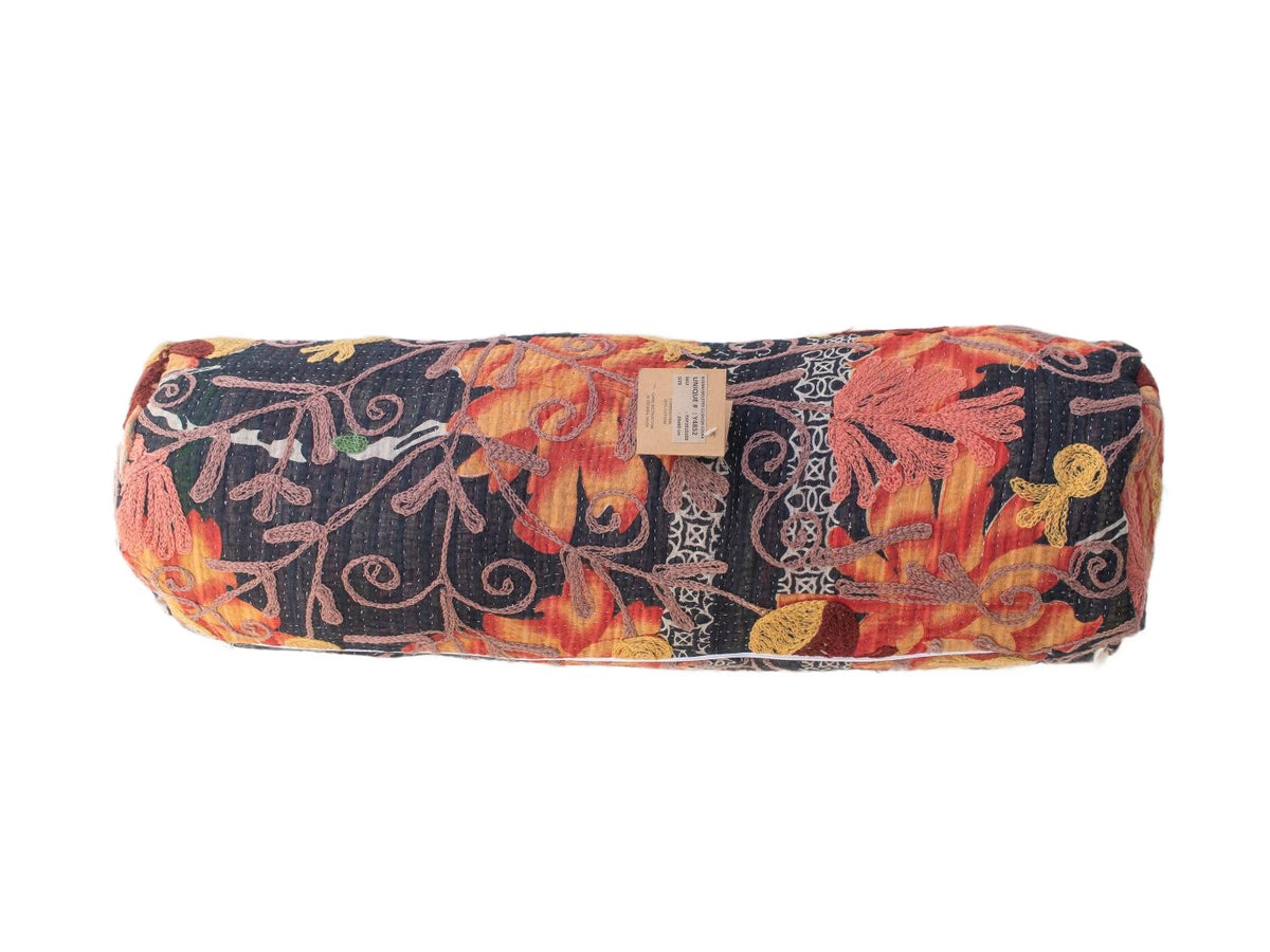 Suzani Bolster Cover Ø20x60