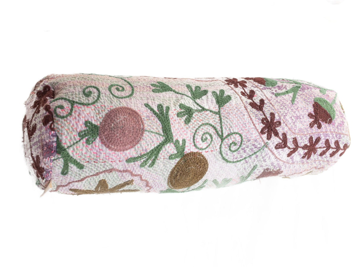 Suzani Bolster Cover Ø20x60