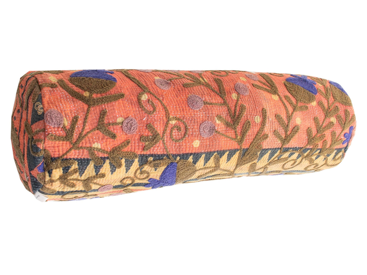 Suzani Bolster Cover Ø20x60